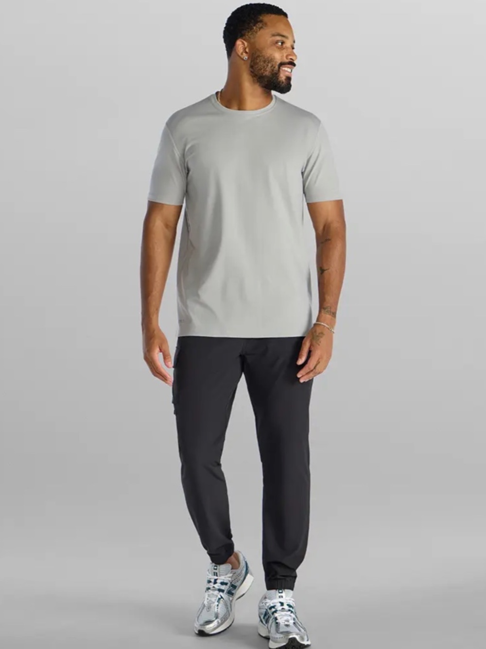 BYLT Ripstop Jogger Men's Size Medium Grey Activewear (B1)